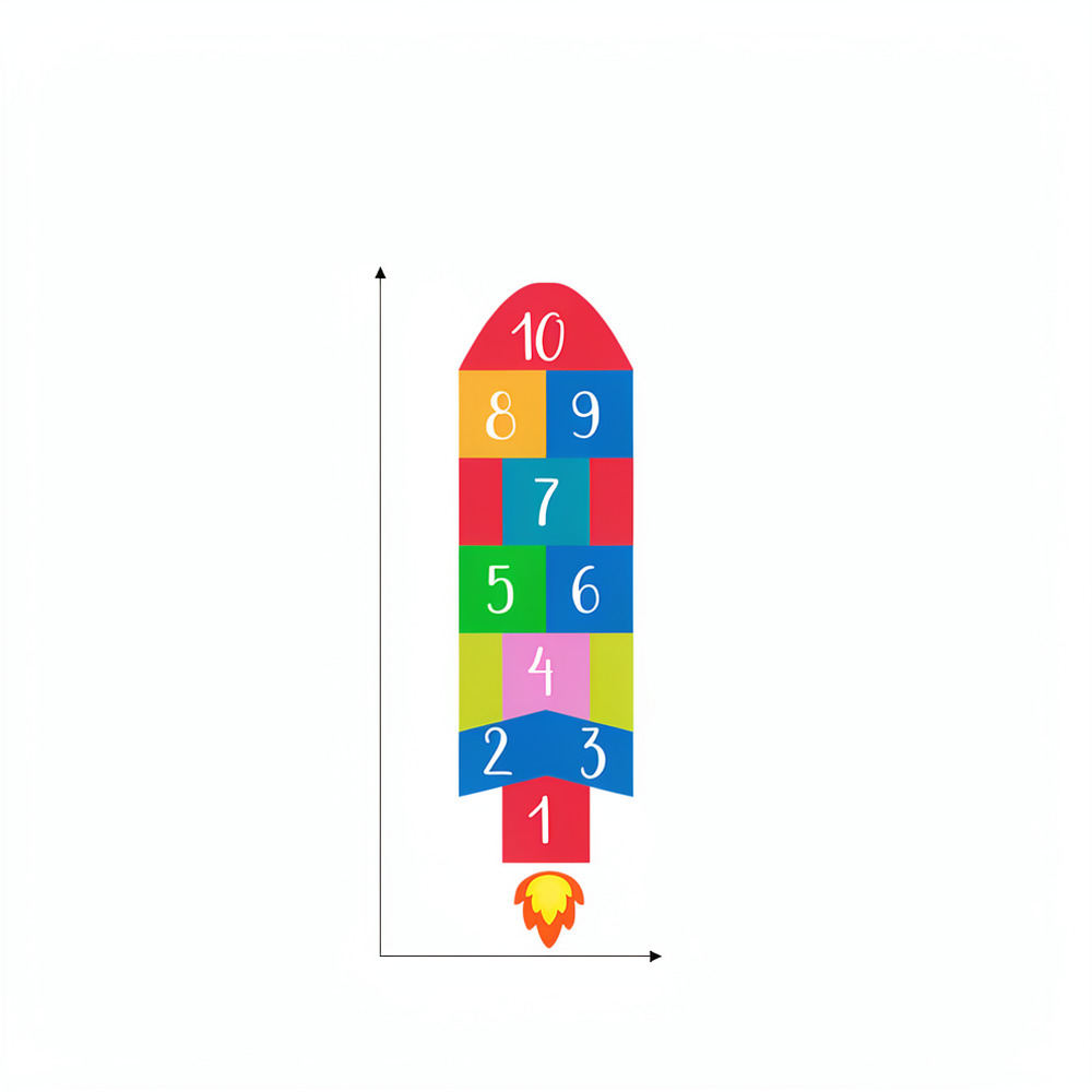 Kids Education Activities - 창의적인 로켓 모양의 벽 스티커, 아이들의