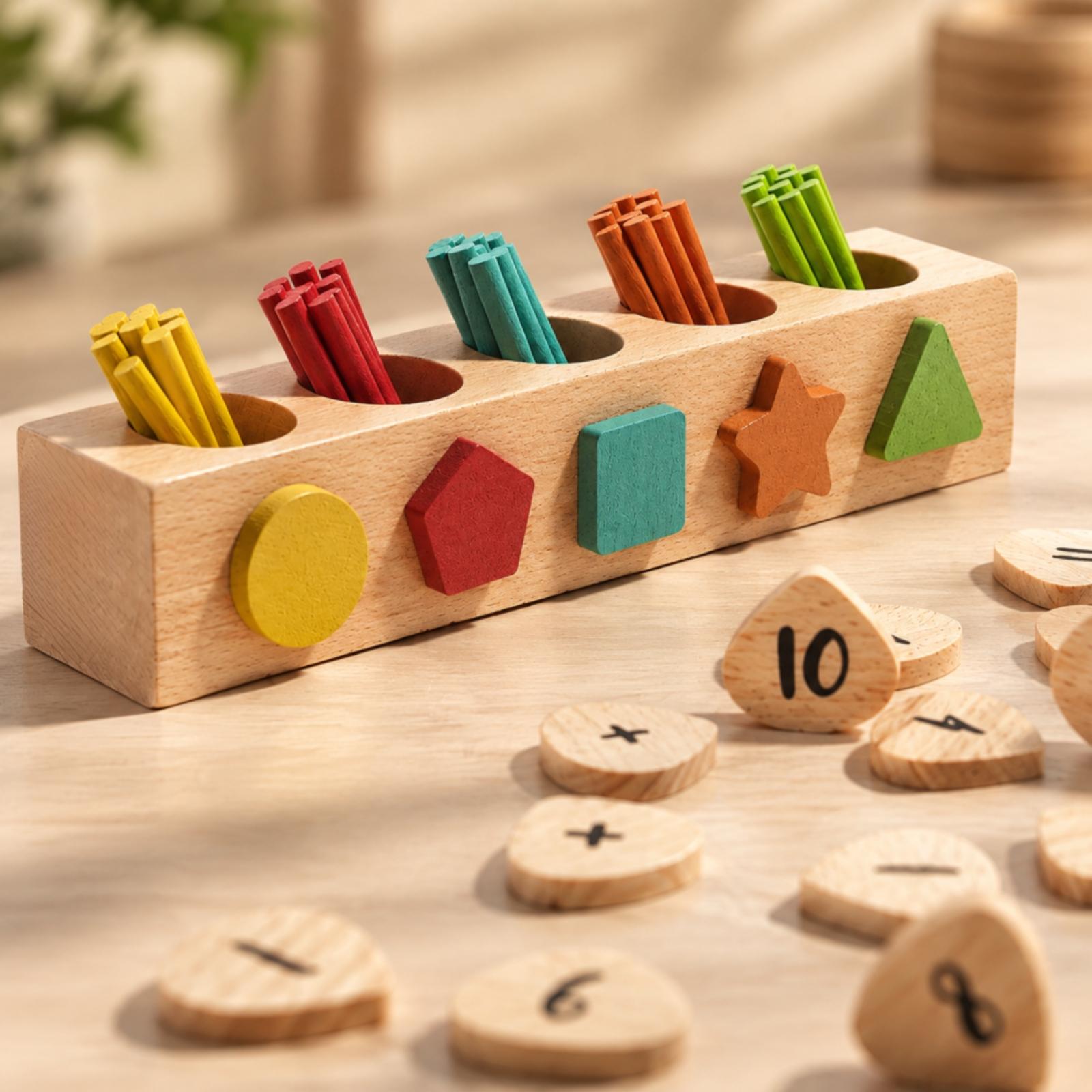 어린이를 위한 나무 소재의 날씨 학습 장난감, 몬테소리 - Kids Education Number 리뷰 및 가격